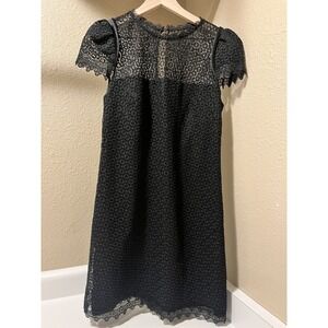 Laundry Shell Segal Eyelet Embroidered Coquette Lace Dress Women 6 Whimsigoth